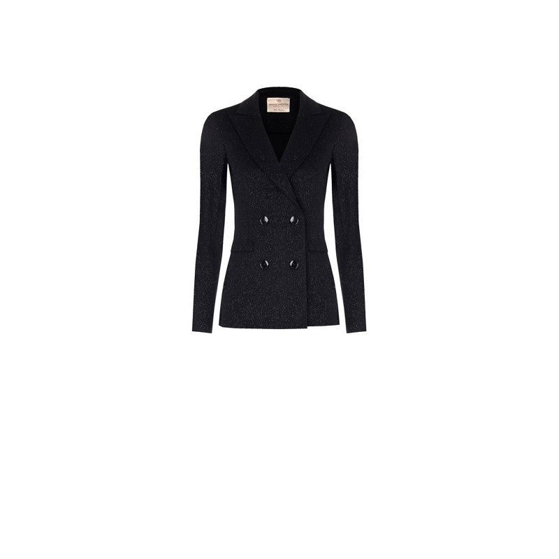Blazer doppiopetto tessuto glitterato anche curvy "RINASCIMENTO