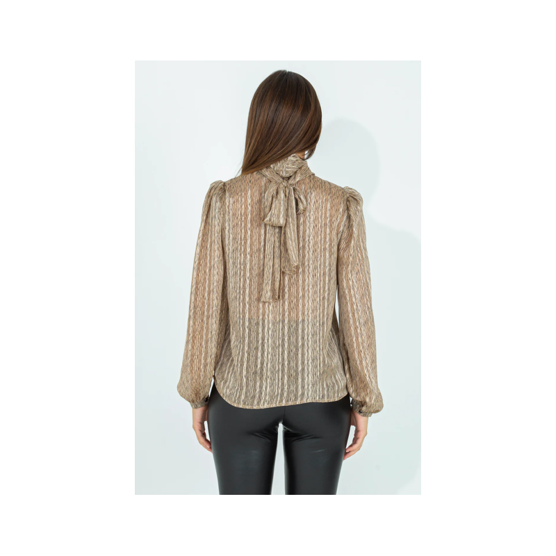 Blusa mezzo collo "PINK MOOD"