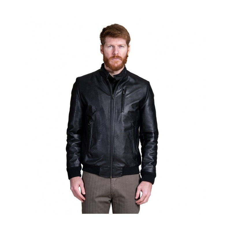 Bomber in eco-pelle TKS