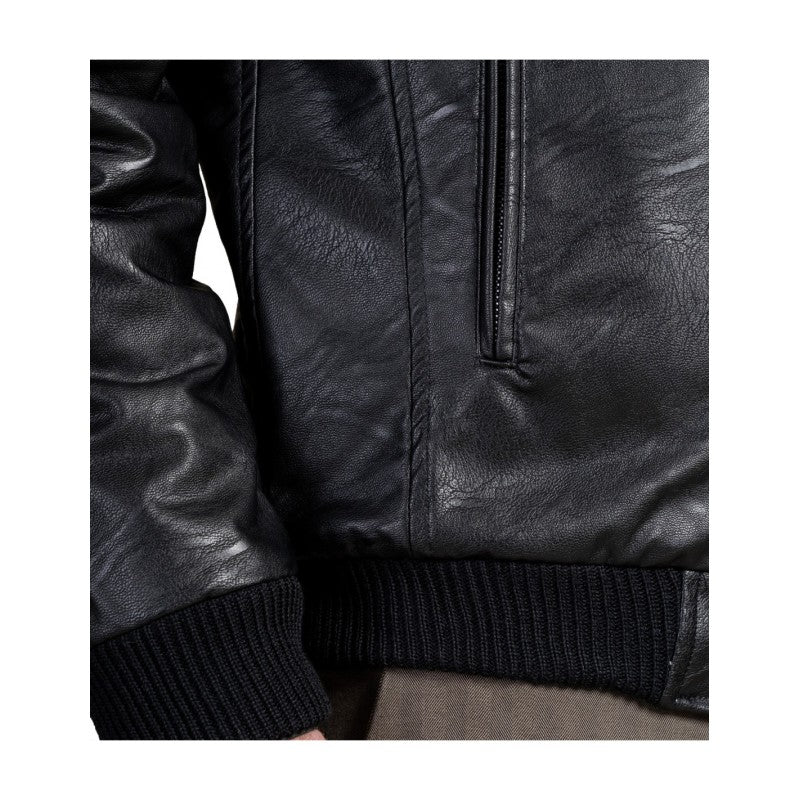 Bomber in eco-pelle TKS