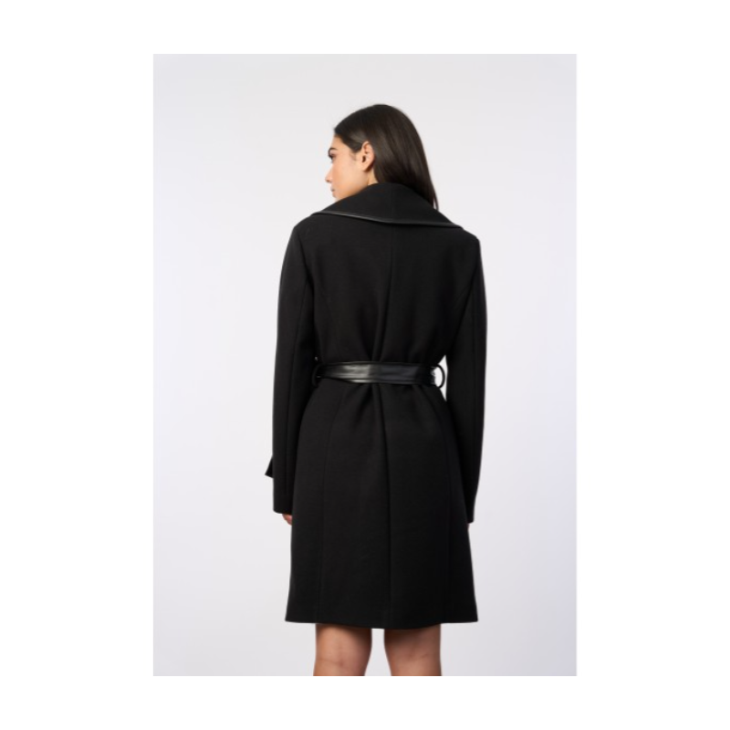 Cappotto bordo ecopelle "PHARD"