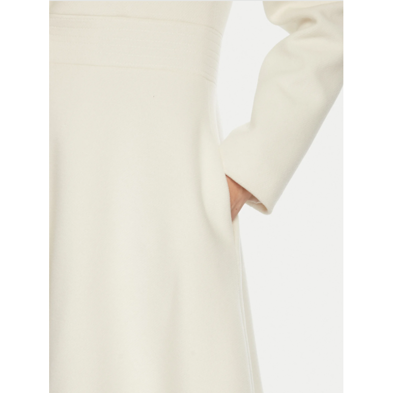 Cappotto con collo in eco-pelliccia "RINASCIMENTO"