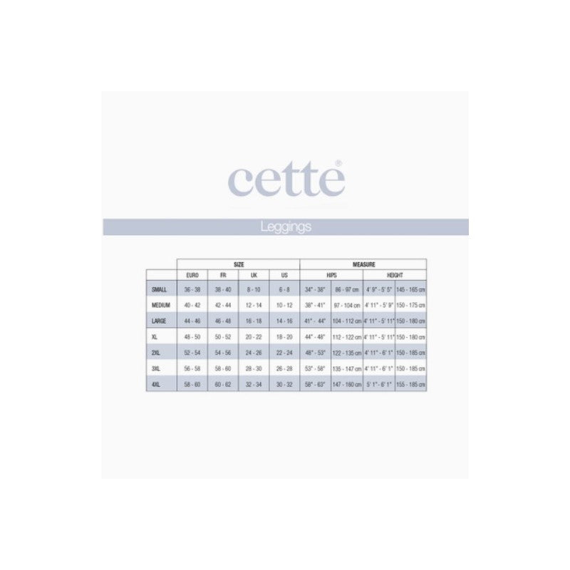 Collant microfibra opachi senza piede "CETTE"