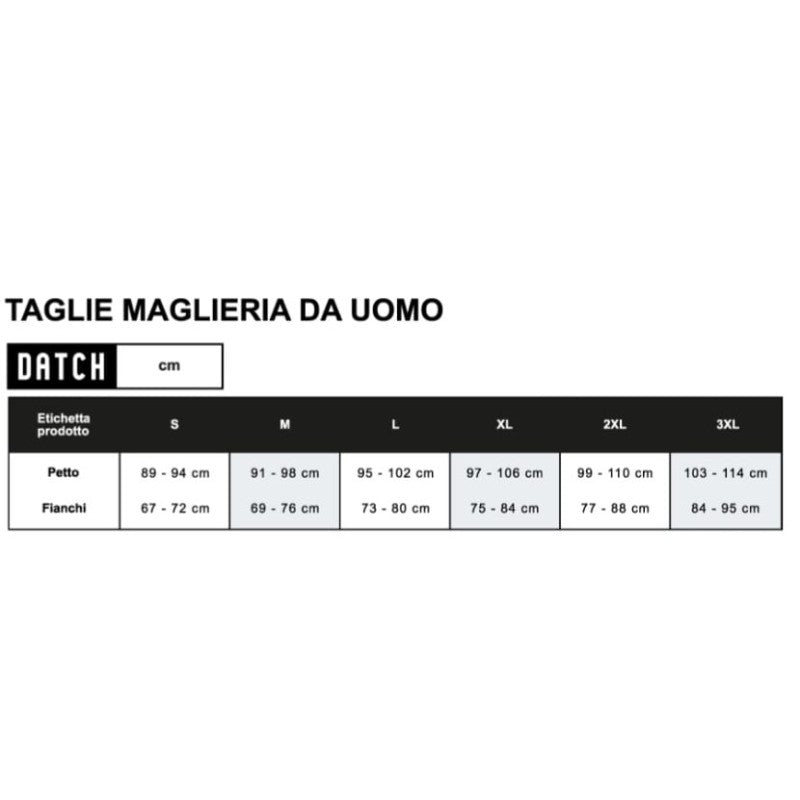 T-shirt "DATCH" con Logo Istituzionale in Gomma