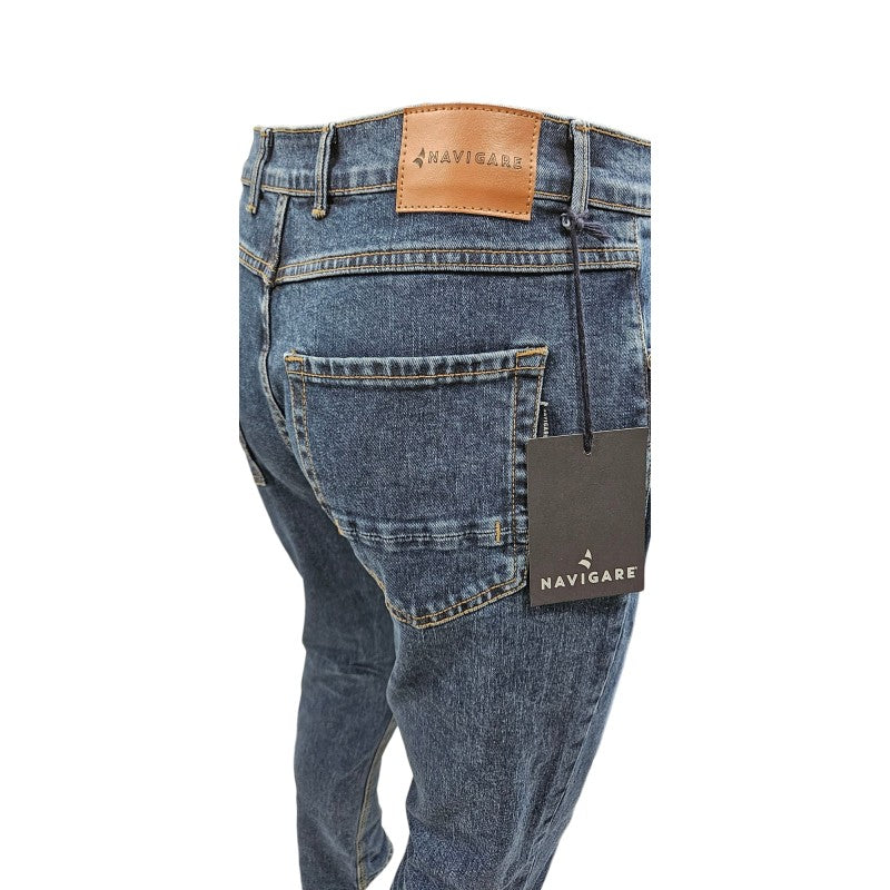 Jeans confort fit lavaggio stonewash "NAVIGARE"