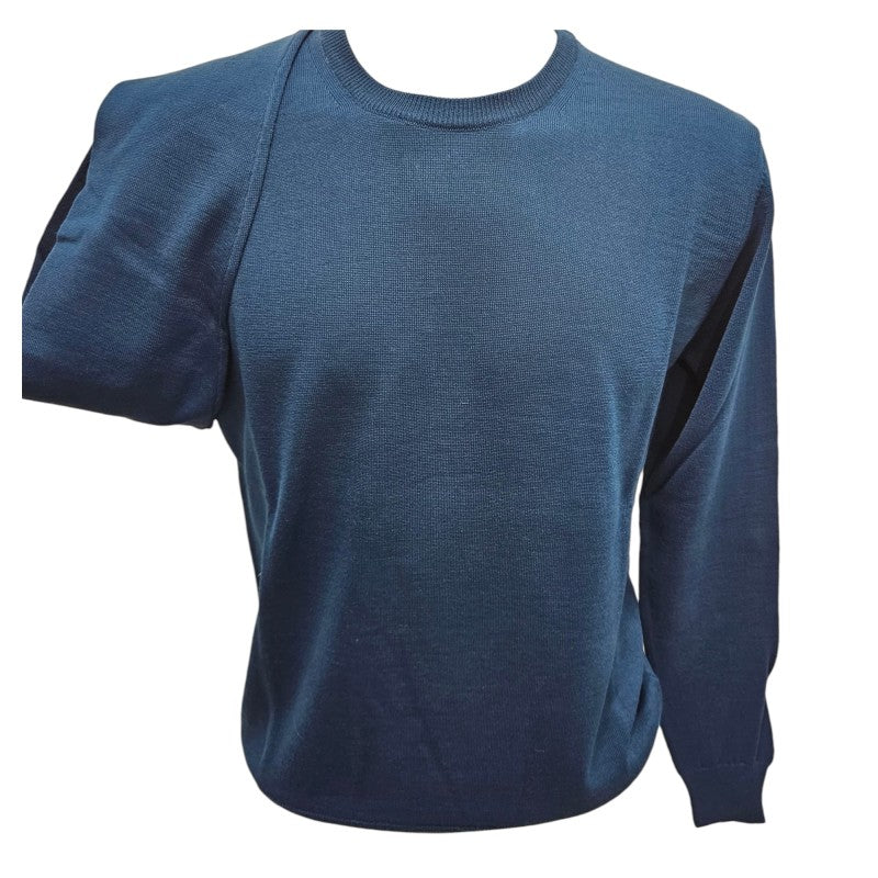 Girocollo merino's BKW Petrolio