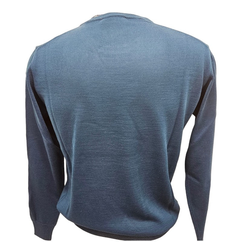 Girocollo merino's BKW Petrolio