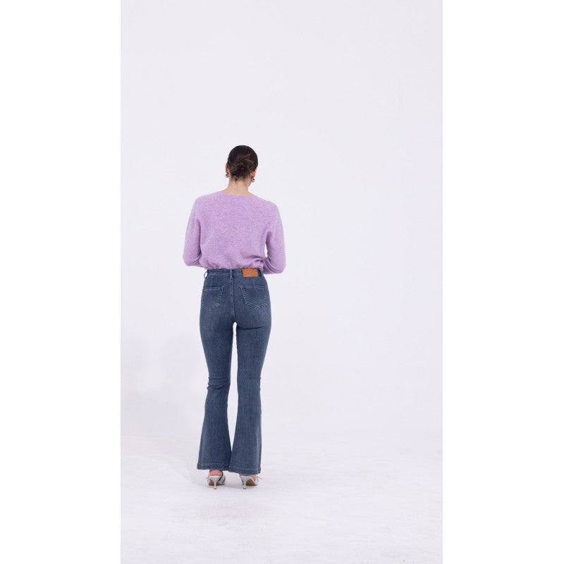 jeans a zampa "AN-AIM"