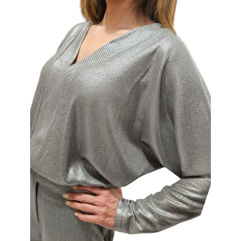 Maglia lurex "PINK mood Milano"