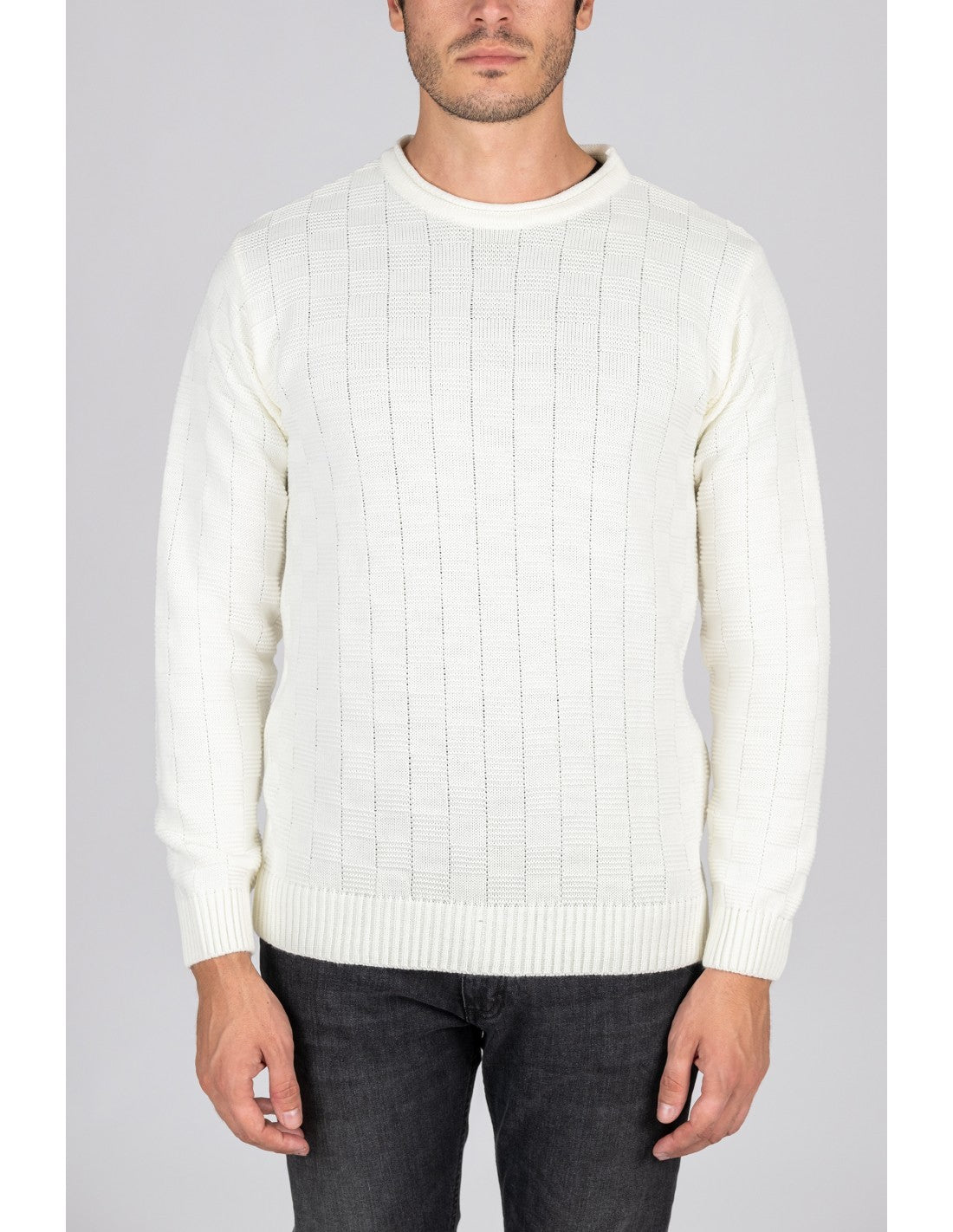 Maglione intarsiato TKS