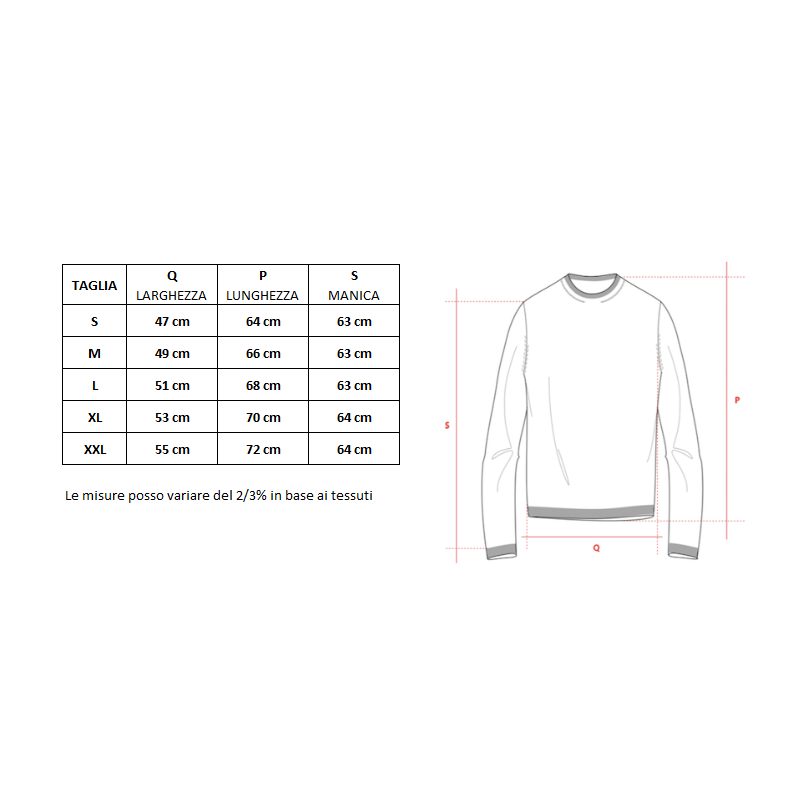 Maglione righe irregolari