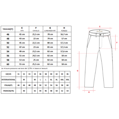 Pantalone Chino Flanella "NAVIGARE"