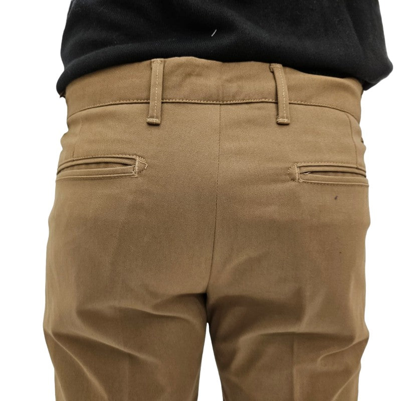 Pantalone con nervo Cammello "TELAMIRA"