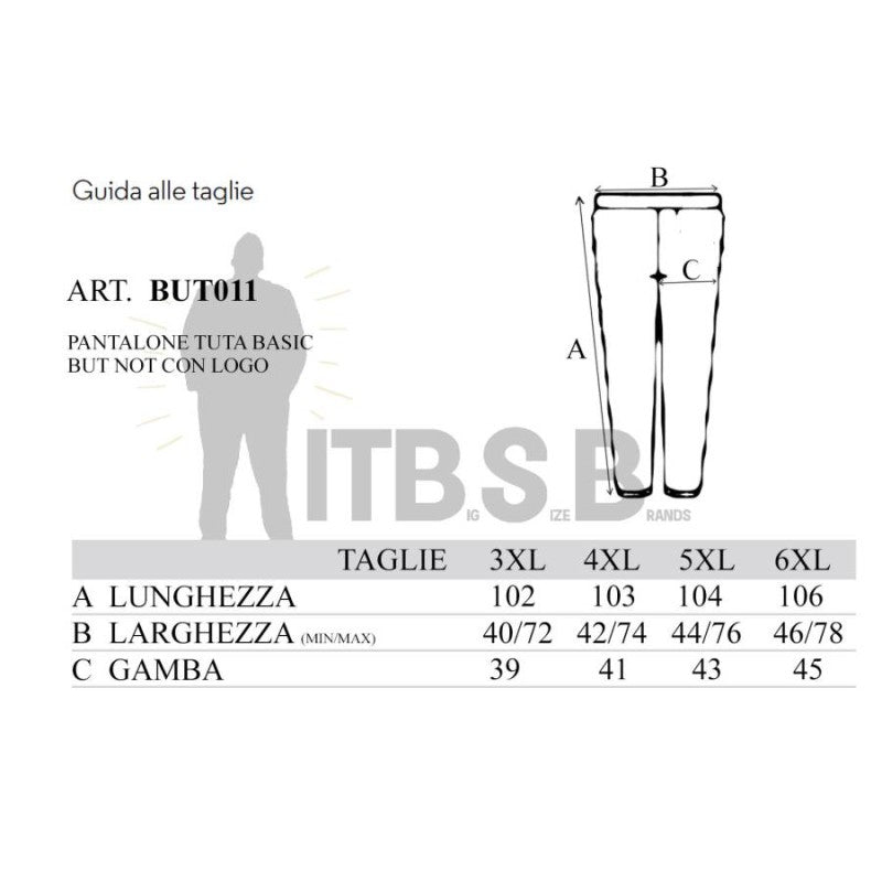 PANTALONE TUTA CALIBRATO "BUT NOT"