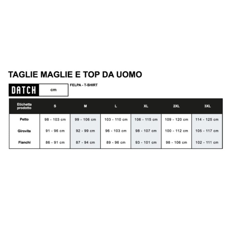 T-shirt uomo "Datch" in cotone fiammato