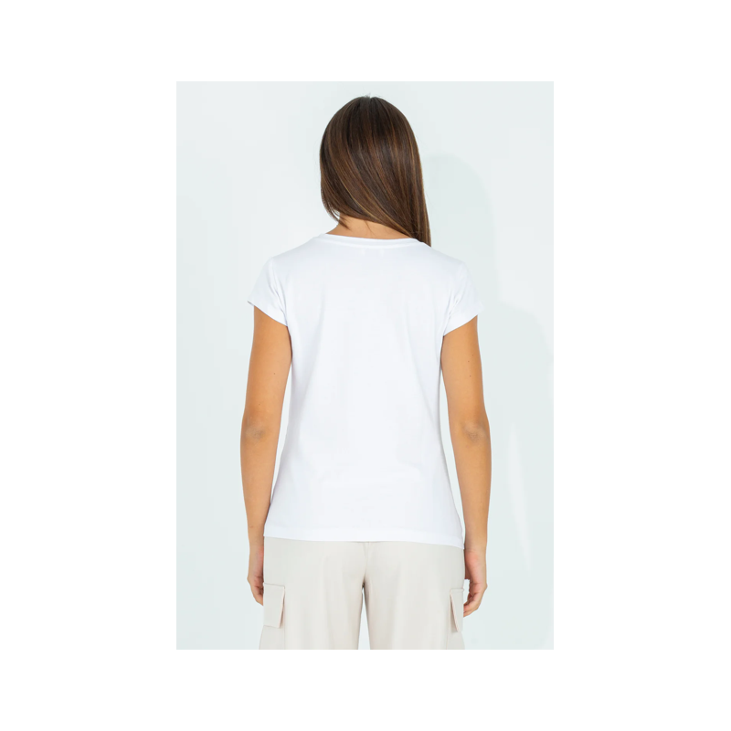 T-Shirt con applicazioni Teddy "PINK MOOD"