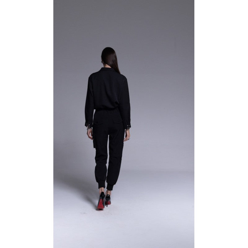 Tuta cargo con camicione e pantalone con tasche multiple "AN-AIM"