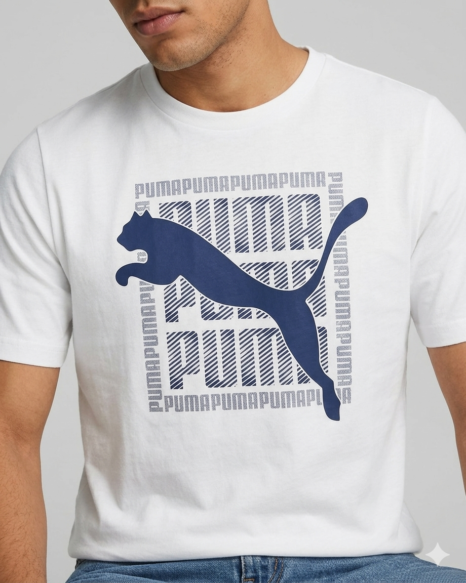 T-shirt puma stampa grande