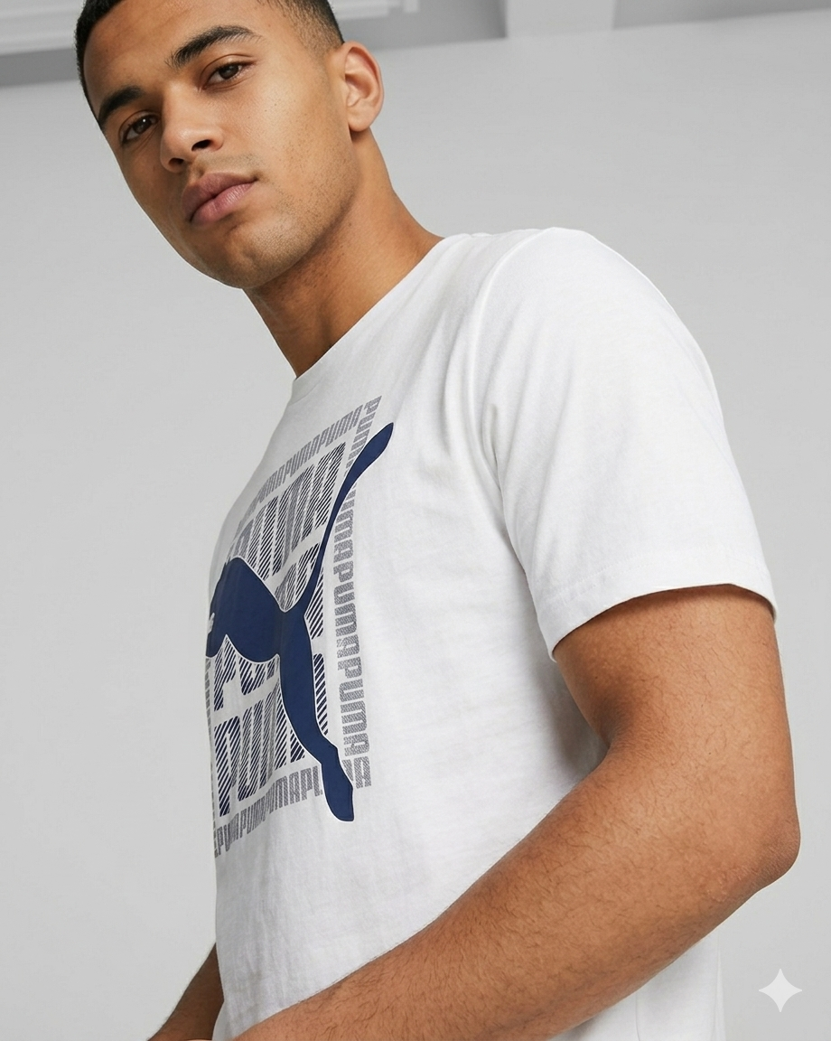 T-shirt puma stampa grande