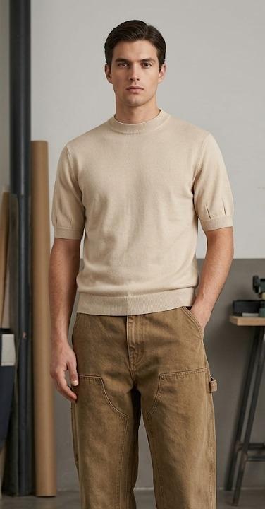 T-shirt crèpe di cotone PMB