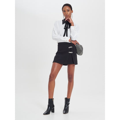 Blusa bicolor con fiocco "RINASCIMENTO"