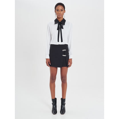Blusa bicolor con fiocco "RINASCIMENTO"