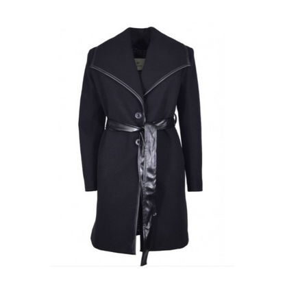 Cappotto bordo ecopelle "PHARD"