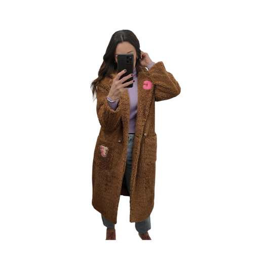 Cappotto Teddy imbottito con Patch CELLOFUN
