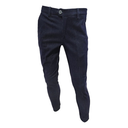 Chino velluto stampato su tela jeans "NAIF"