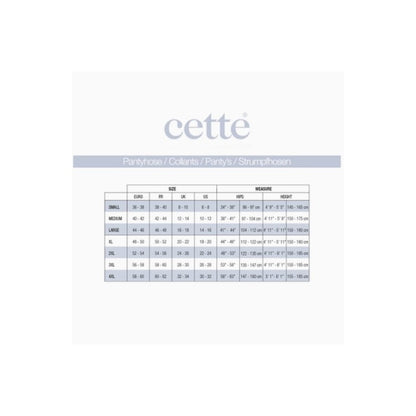 Collant brillantinati in lurex curvy "CETTE"