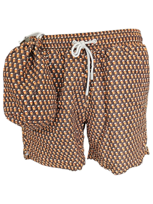 Costume Pantaloncino Uomo con Fantasia Birra di Telamira