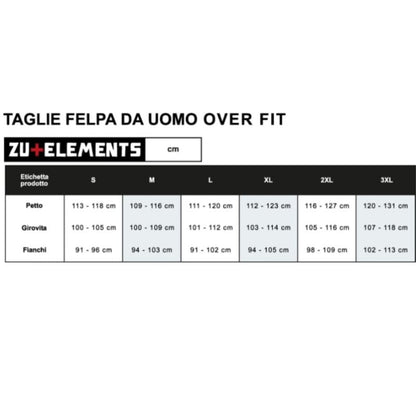 FELPA CON CAPPUCCIO "ZU ELEMENTS"