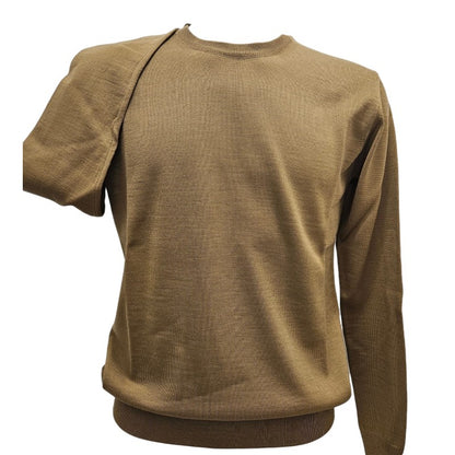 Girocollo merino's BKW Cammello
