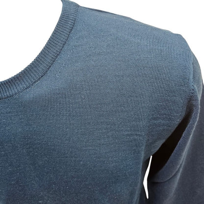 Girocollo merino's BKW Petrolio