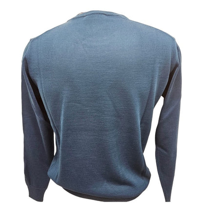 Girocollo merino's BKW Petrolio