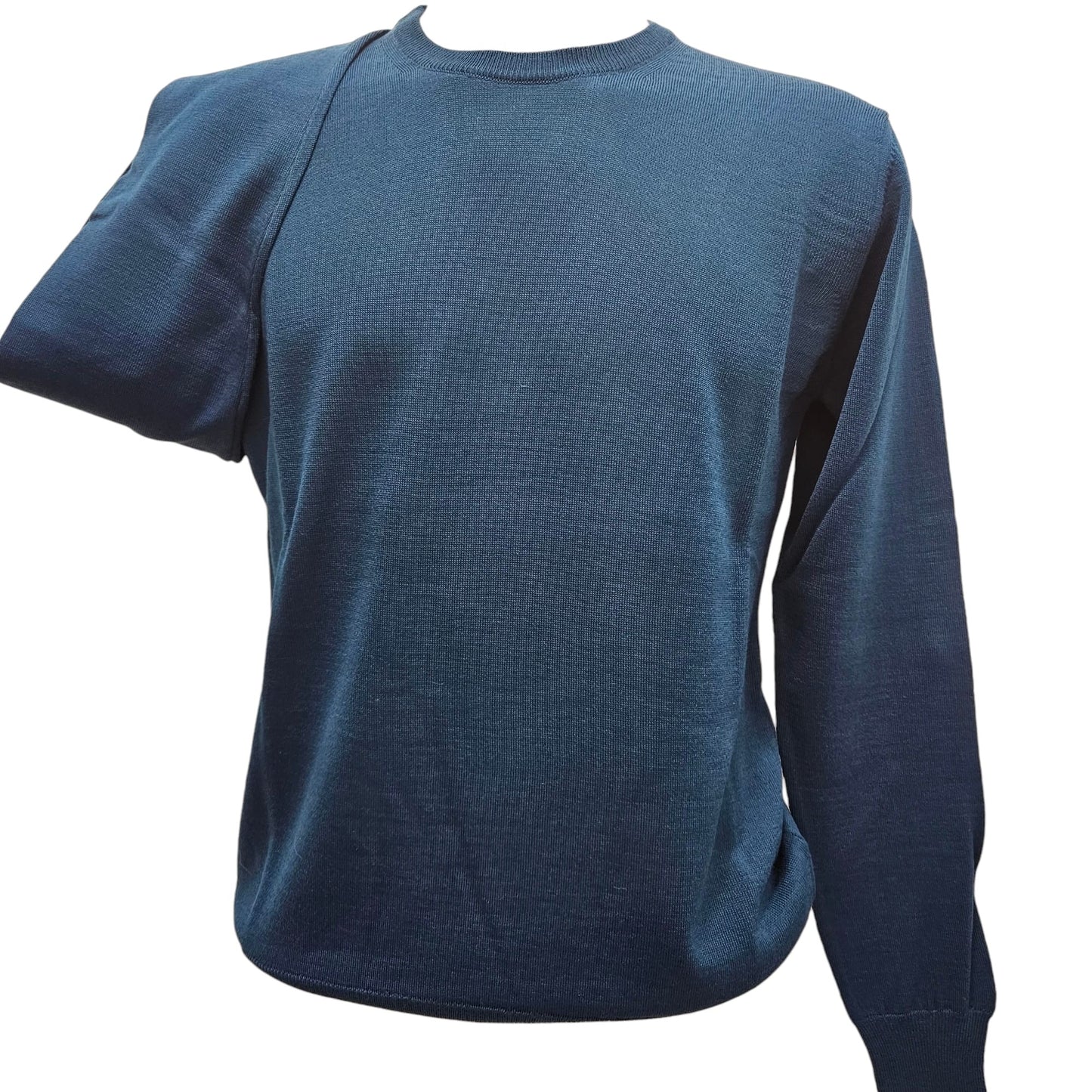 Girocollo merino's BKW Petrolio