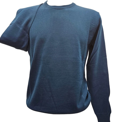 Girocollo merino's BKW Petrolio