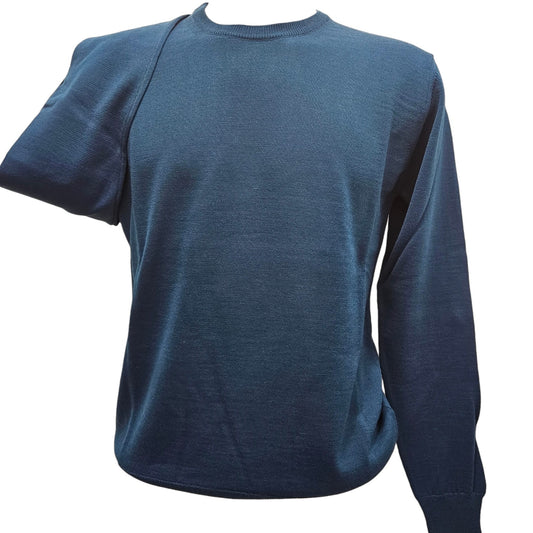 Girocollo merino's BKW Petrolio