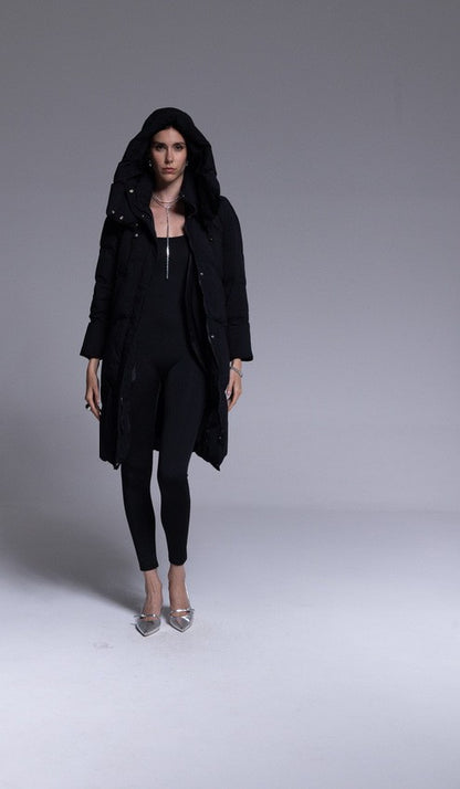 Giubbotto oversize con piuma "AN-AIM"