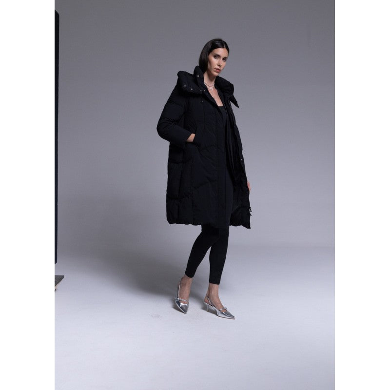Giubbotto oversize con piuma "AN-AIM"