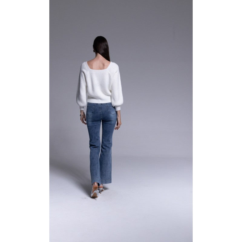 Jeans a zampa AN-AIM