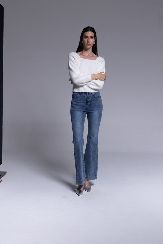 Jeans a zampa AN-AIM