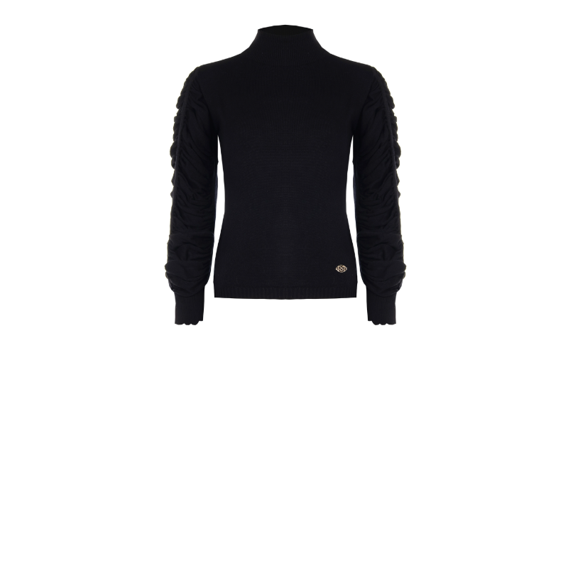 Lupetto con maniche drappeggiate "RINASCIMENTO"