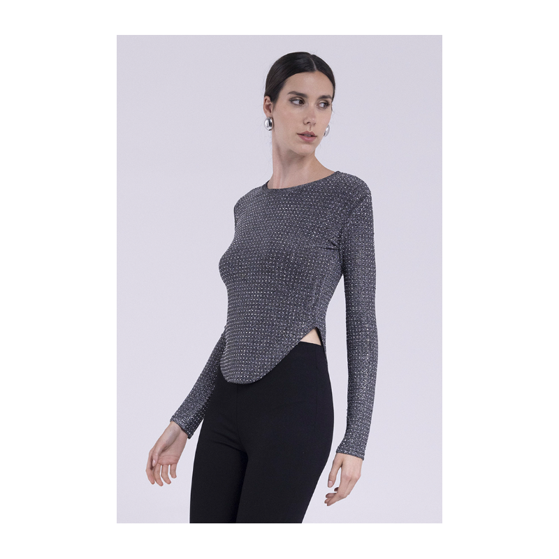 Maglia brillantini "AN-AIM"
