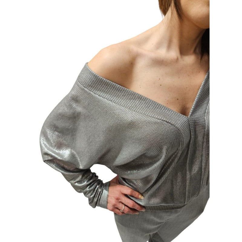 Maglia lurex "PINK mood Milano"