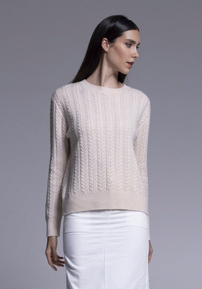 Maglioncino trecce lurex "AN-AIM"