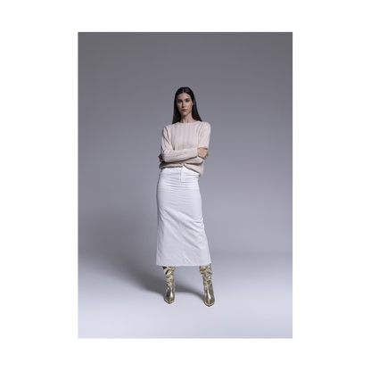 Maglioncino trecce lurex "AN-AIM"