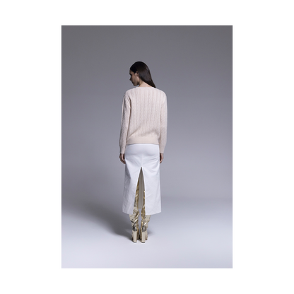 Maglioncino trecce lurex "AN-AIM"