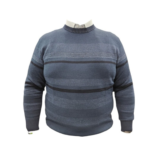 Maglione girocollo fasciato "RE del MARE"