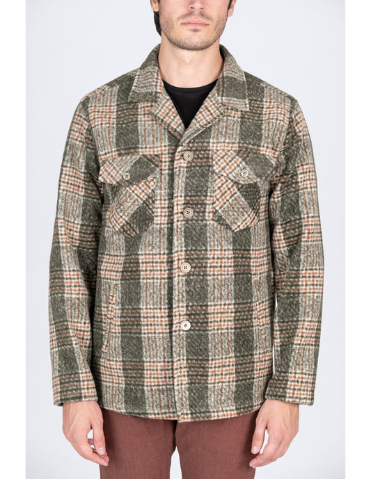 Overshirt a quadri